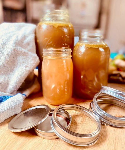 Slow Simmered Pastured Chicken Bone Broth